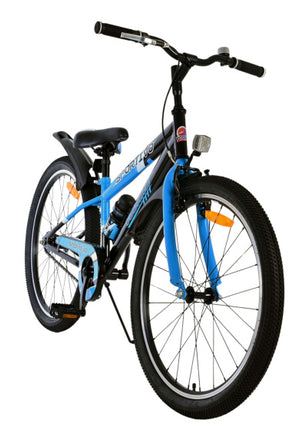 Volare Sportivo Jongens Terugtraprem blauw/zwart 31 cm 24 inch