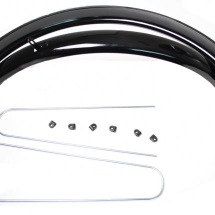 Vwp Spatbord Set Atb Staal 24 Inch Zwart